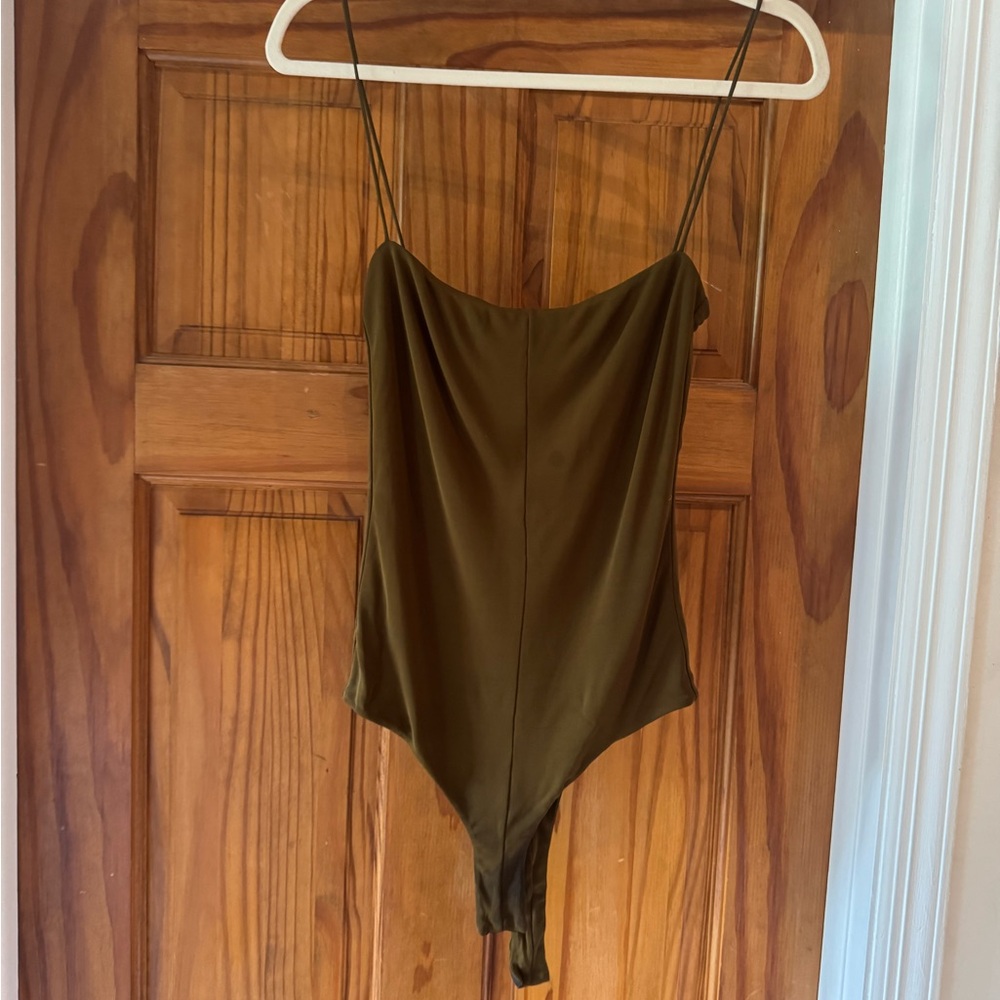 Khaite Spaghetti Strap Bodysuit